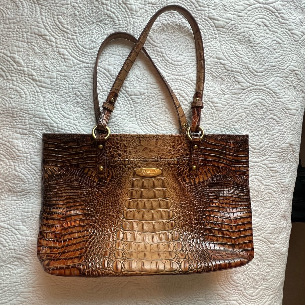 Brahmin Medium Alden Golden Melbourne